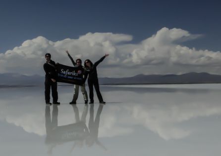 Мы в соляной пустыне Уюни, Боливия (2015)